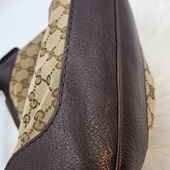 Gucci Monogram Canvas Hobo Bag - Picture 8 of 17
